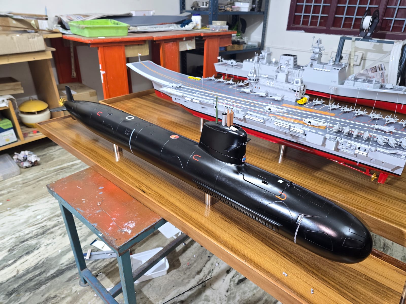 INS Kalvari Submarine — Scale Model